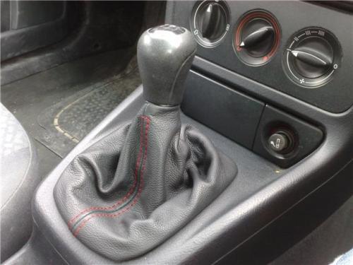 FITS  AUDI A4 B5 95-1999 RED STITCHING LEATHER GEAR BOOT CUSTOM NEW MADE IN UK