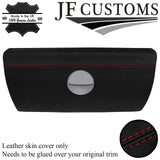 D RED STITCH ITALIAN LEATHER GLOVEBOX TRIM COVER FOR BMW MINI R50 R52 R53 00-06