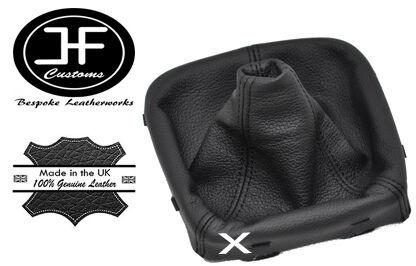 BLACK STITCHING FITS VOLVO S40/V40 2000-2004  LEATHER GAITER SHIFT BOOT