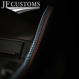 TRI STITCH LEATHER & SUEDE GEAR HANDBRAKE CENTRE CONSOLE COVER FOR BMW E30 84-91
