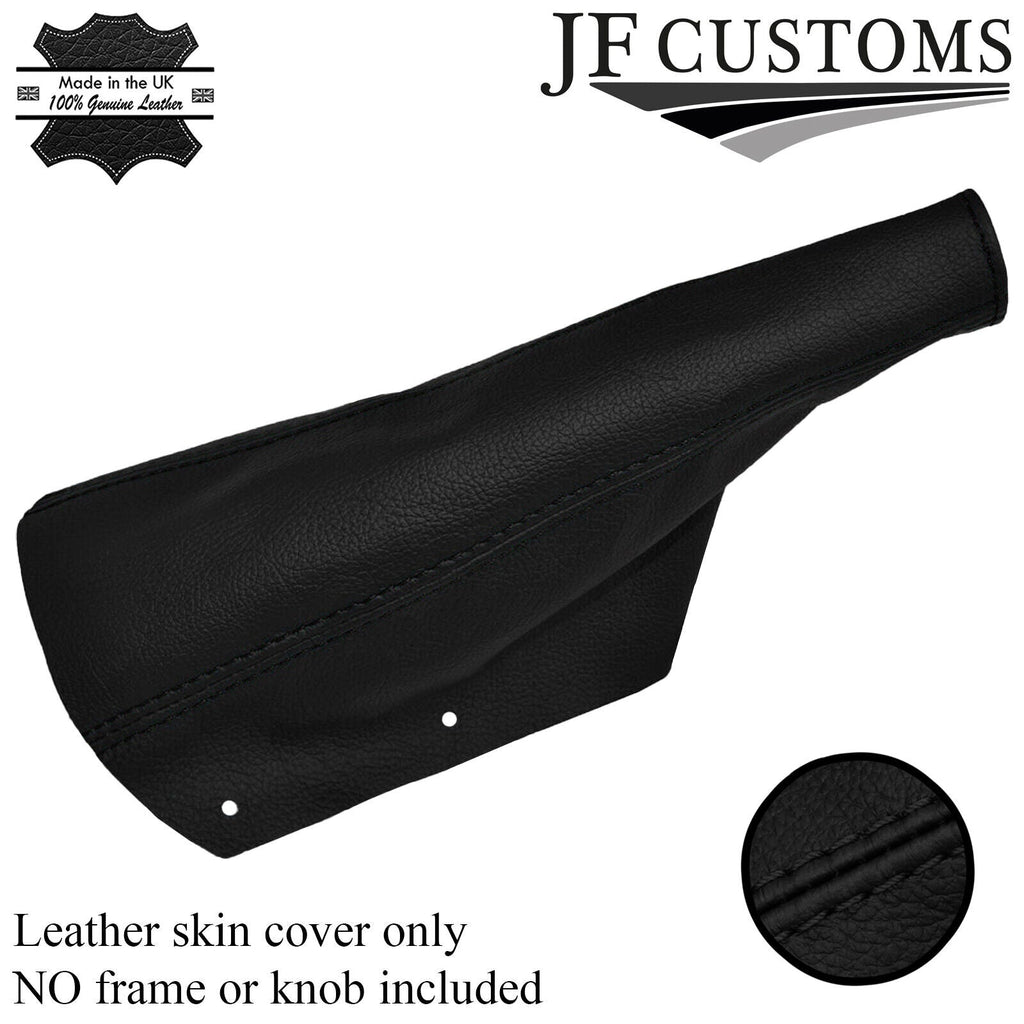 BLACK STITCH FITS CLASSIC MINI REAL LEATHER HANDBRAKE GAITER  COVER BOOT