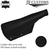 BLACK STITCH FITS CLASSIC MINI REAL LEATHER HANDBRAKE GAITER  COVER BOOT