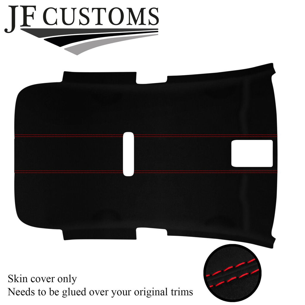 RED STITCH LUXE-SUEDE NON SUNROOF HEADLINER FOR VW GOLF MK6 09-14 3 DOOR