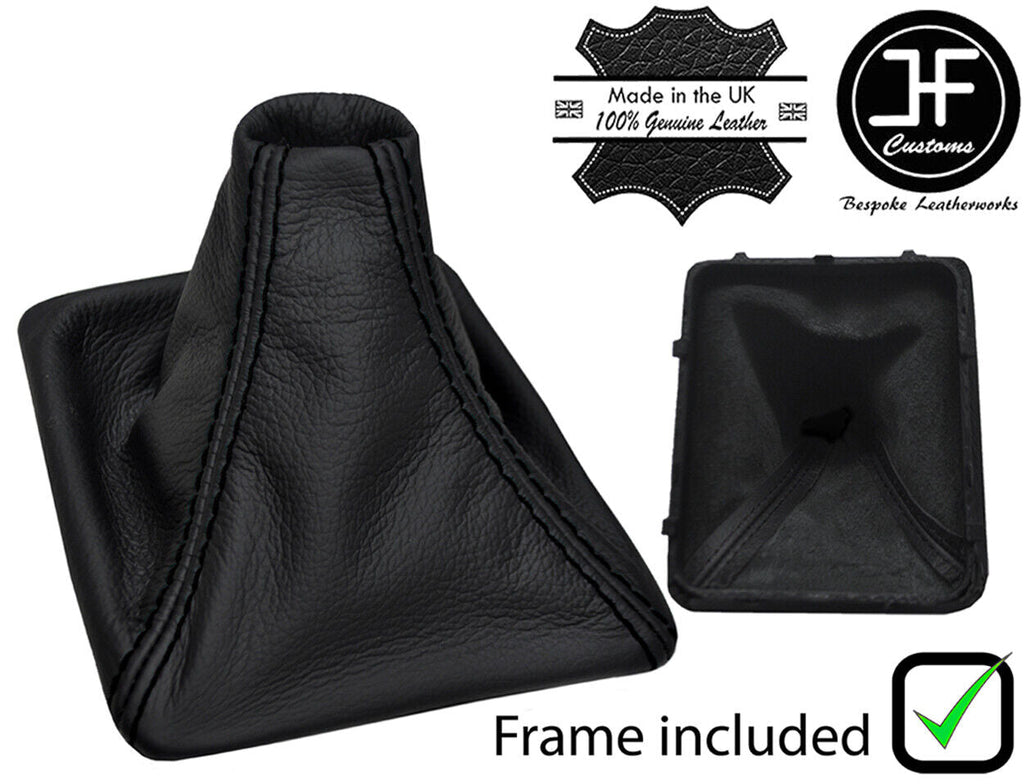 BLACK STITCH LEATHER MANUAL GEAR+PLASTIC FRAME FITS MERCEDES SLK R171 04-11