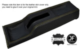 YELLOW STITCHING CENTRE CONSOLE LEATHER COVER FITS HILLMAN AVENGER CUSTOM NEW