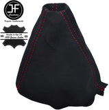 RED STITCH MANUAL SUEDE GEAR LEVER GAITER FITS AUDI A4 B6 2001-2004 QUATTRO