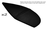 BLACK STITCH 2X CENTER CONSOLE SIDE TRIM SKIN COVERS FITS PORSCHE BOXSTER 986