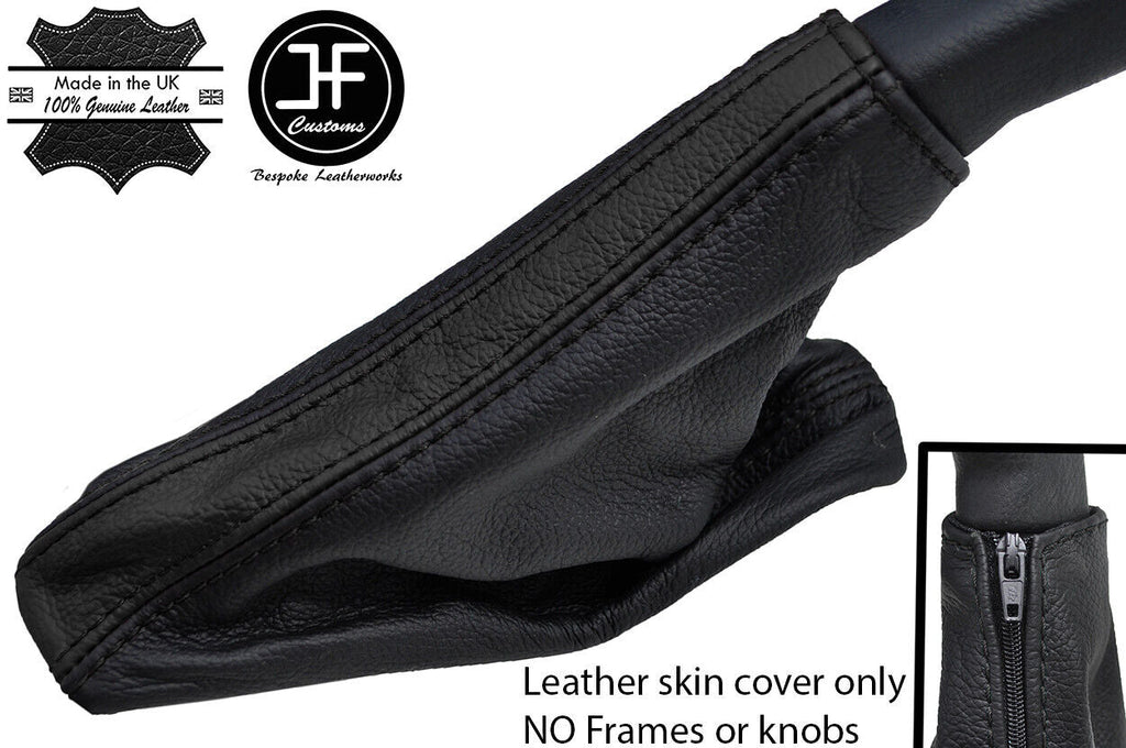 BLACK&BLACK REAL LEATHER HANDBRAKE GAITER FOR LAND CRUISER PRADO COLORADO 03-09