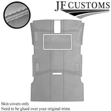 GREY STITCH L GREY SUEDE SUNROOF HEADLINER COVER FOR AUDI A6 C6 04-11 AVANT
