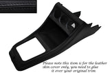 BLACK STITCH CENTRE CONSOLE LEATHER SKIN COVER FITS VW GOLF MK1 JETTA CADDY MK1