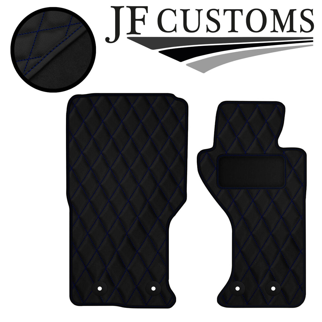 D BLUE DIAMOND VINYL 2X TAILORED FLOOR CARPETS FOR MAZDA MX5 MK4 15-18 JF1