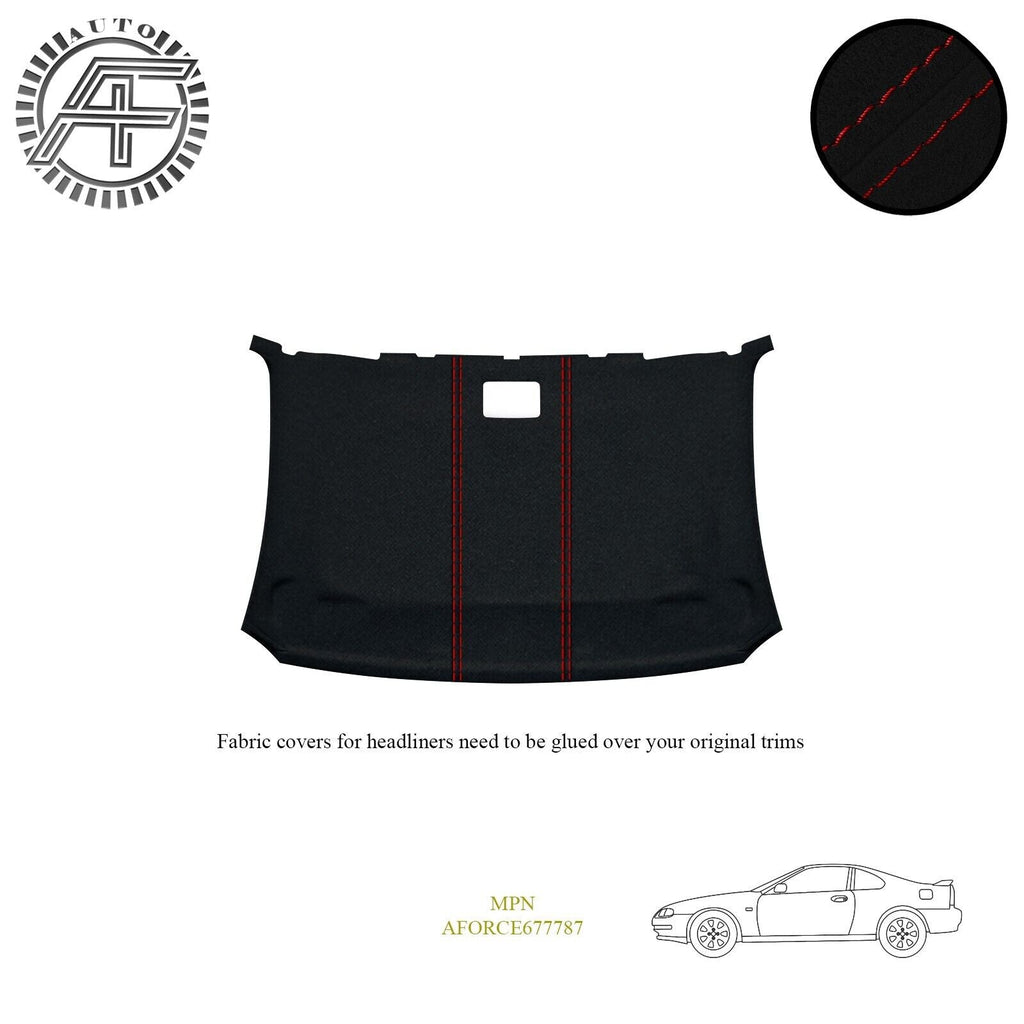 LUXE SUEDE HEADLINER COVER FOR HONDA PRELUDE MK4 2 DOOR COUPE 1991-1996