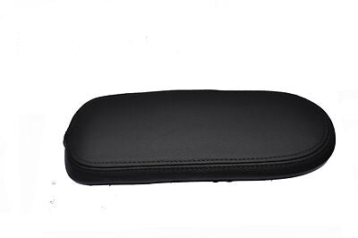 black stitch FITS BMW MINI 01-06 BLACK LEATHER ARMREST COVER CUSTOM NEW