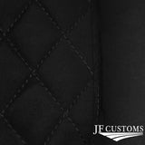 BLACK DIAMOND STITCH SUEDE COVER FITS RANGE ROVER L494 2013-2021 CUSTOM NEW