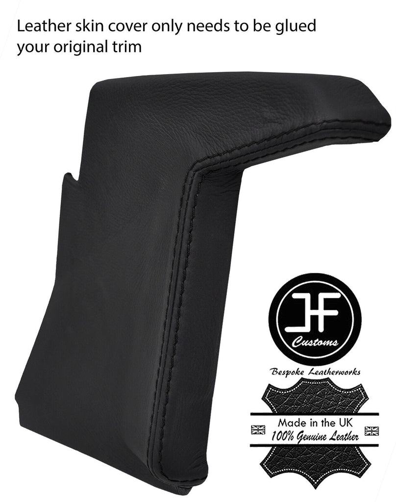 BLACK STITCH DRIVER DASH HEATER TRIM LEATHER COVER FOR LAND ROVER SERIES 2 2A 3