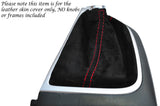 RED STITCH SUEDE GEAR GAITER FITS HONDA CIVIC SE SE-T ES ES-T EX EX GT 2012+