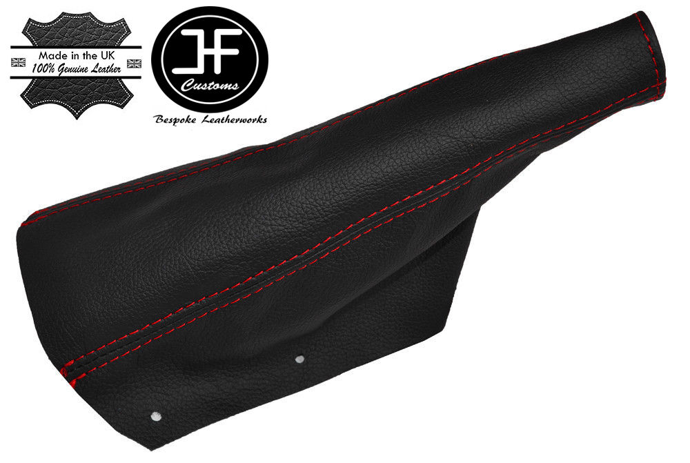 RED STITCH LEATHER FITS MINI COOPER CLASSIC UP TO 2000 YEAR HANDBRAKE GAITER