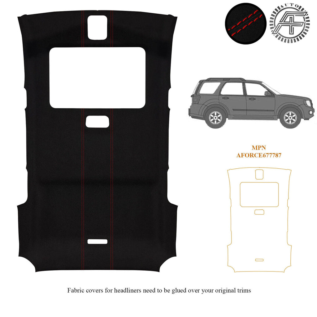 LUXE SUEDE WITH  SUNROOF HEADLINER COVER FITS 2008-2012 FORD ESCAPE CUSTOM NEW
