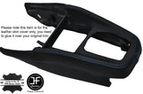 BLUE STICH CONSOLE GEAR SURROUND LEATHER COVER FITS VW GOLF MK4 IV JETTA 98-05
