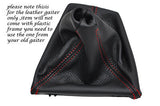 RED STITCHING FITS BMW 3 SERIES F30 F31 2012+ LEATHER GEAR GAITER CUSTOM NEW