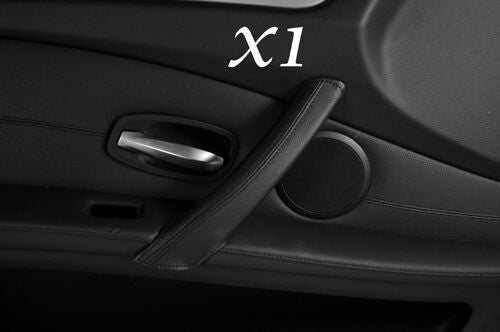 BLACK STITCH FITS BMW  E60 E61 07-11 FACELIFT 1X PASSENGER DOOR HANDLE COVER