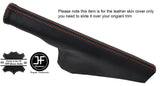 ORANGE STITCHING LEATHER HANDBRAKE GAITER FITS AUDI TT 1998-2006 CUSTOM NEW