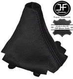BLACK STITCHING REAL LEATHER MANUAL GEAR GAITER FITS AUDI A3 2013-2016
