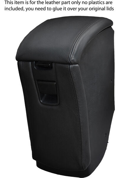 black stitch FITS TOYOTA MR2 MK2 1989-2000 ARMREST&STORAGE BOX LID COVERS LTHR