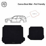 FOR BMW X5 G05 TOURING 2018- DOG FRIENDLY TRUNK / BOOT CANVA MAT/CARPET CAT/DOG