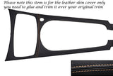 CREAM STITCHING CENTRE CONSOLE TRIM LEATHER SKIN COVER FITS BMW Z4 E85 03-11