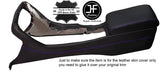 PURPLE STICH CENTRE CONSOLE & ARMREST LEATHER COVERS FITS TOYOTA LEXUS SC SOARER