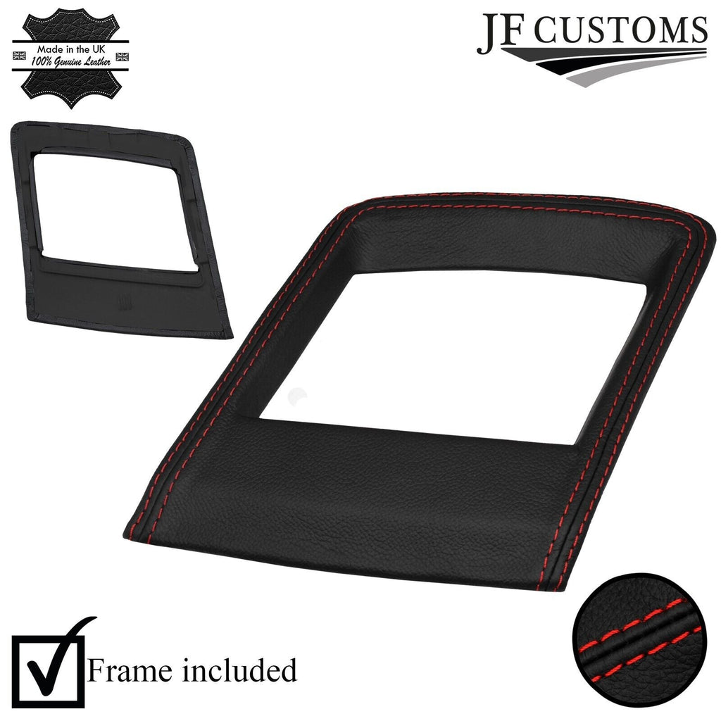 FITS CORVETTE C6 05-13 RED STITCH LEATHER HUD DISPLAY BEZEL TRIM COVER+FRAME