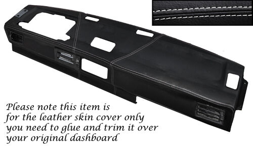 WHITE STITCH FITS VW T25 BUS VAN VANAGON WESTFALIA DASH DASHBOARD LTHR COVER