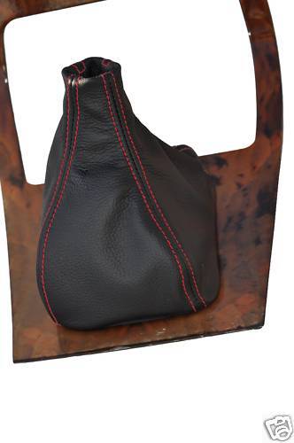 FITS JAGUAR XJ40/XJ6 LEATHER GEAR GAITER RED STITCH CUSTOM NEW MADE IN UK
