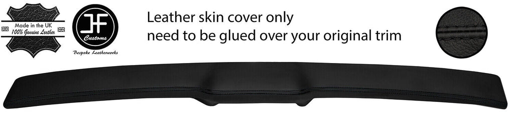 BLACK STITCH TOP DASH DASHBOARD PAD LEATHER COVER FOR FORD MUSTANG 71-73  DSG 2