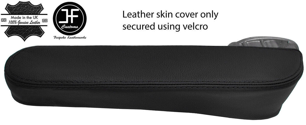 BLACK STITCH DRIVER SEAT ARMREST LEATHER COVER FITS VAUXHALL OPEL MOVANO 10-18