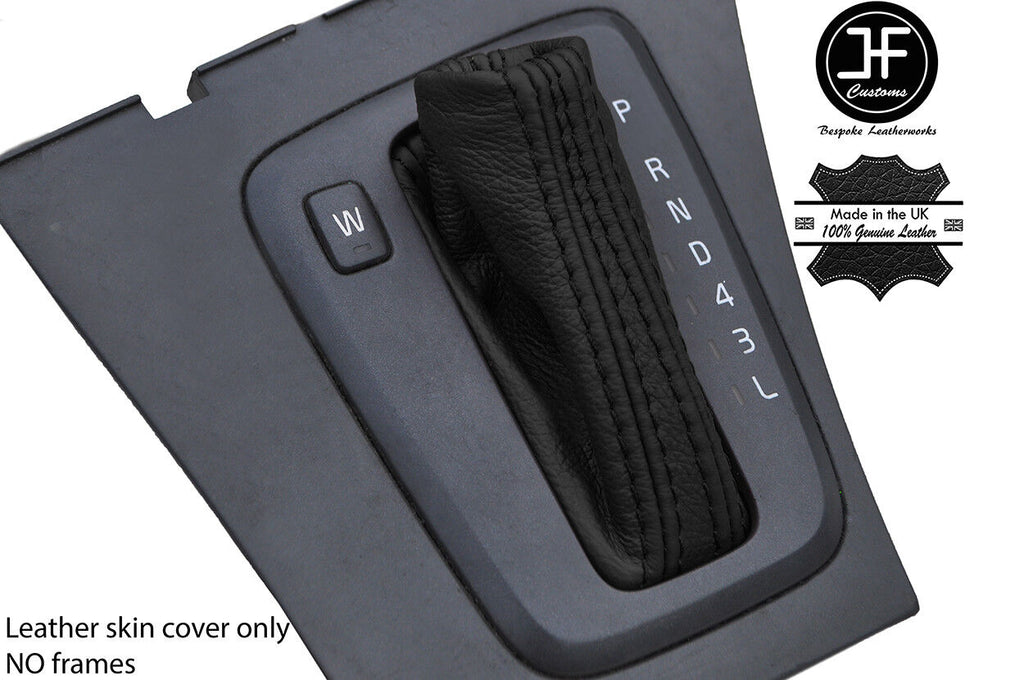 BLACK TOP GRAIN REAL LEATHER AUTOMATIC GEAR GAITER FITS VOLVO V70 S60 00-04