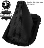 BLACK & BLACK STRIPE LEATHER MANUAL GEAR GAITER FITS DODGE VIPER 1992-2002