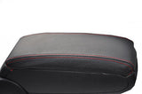 FITS AUDI A6 4B C5 97-04 ARMREST COVER red stitch THE LEATHER PART ONLY