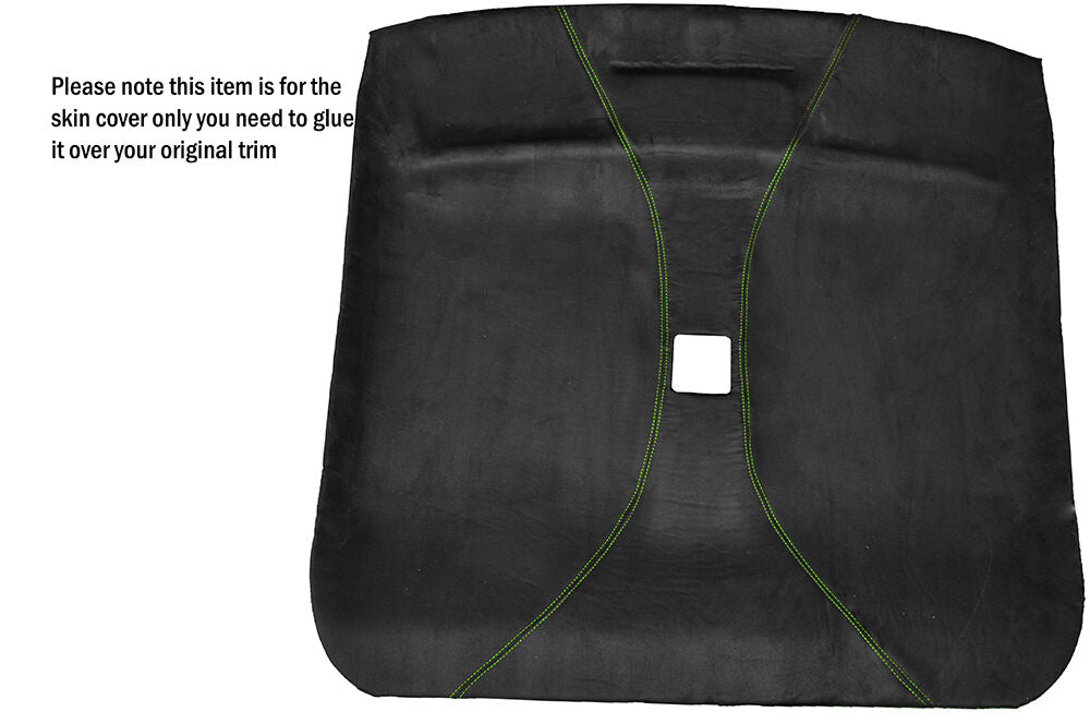 GREEN STITCH ROOF HEADLINING LUXE SUEDE SKIN COVER FITS NISSAN S13 200SX 88-93