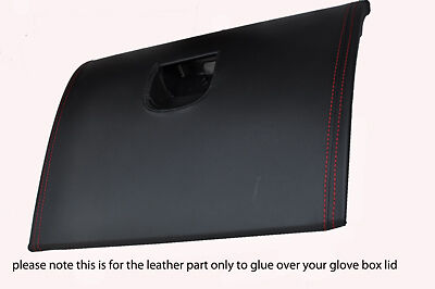 red stitch FITS MAZDA RX8 03-11 GLOVE BOX LID LEATHER COVER GLUE NEEDED