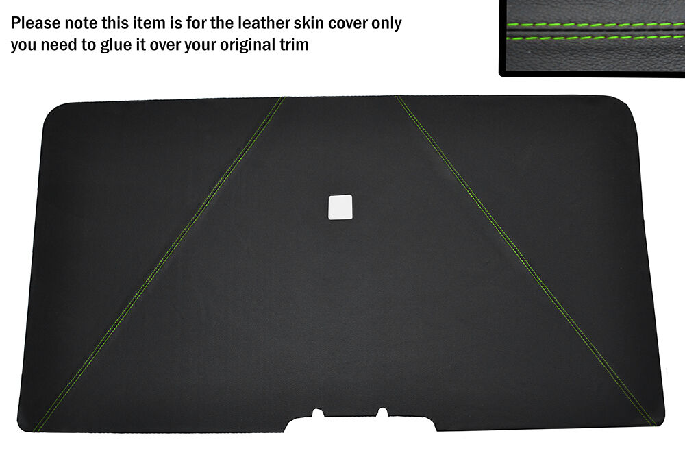 GREEN STITCH REAR TAILGATE LOWER PANEL COVER FITS VW T5 TRANSPORTER CARAVELLE
