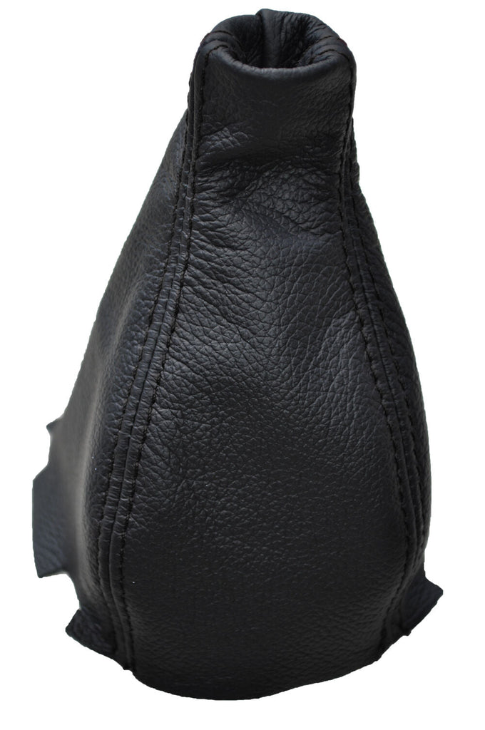 FITS VOLVO V70 GEAR STICK LEATHER GAITER SHIFT BOOT 2000-2007 BLACK STITCH