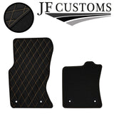CREAM DIAMOND STITCH VINYL 4XTAILORED FLOOR CARPET FOR JAGUAR F-PACE 16-21 JF1