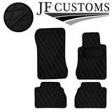 BLACK DIAMOND VINYL 4XTAILORED FLOOR CARPETS FOR MERCEDES E CLASS W210 96-02 JF1