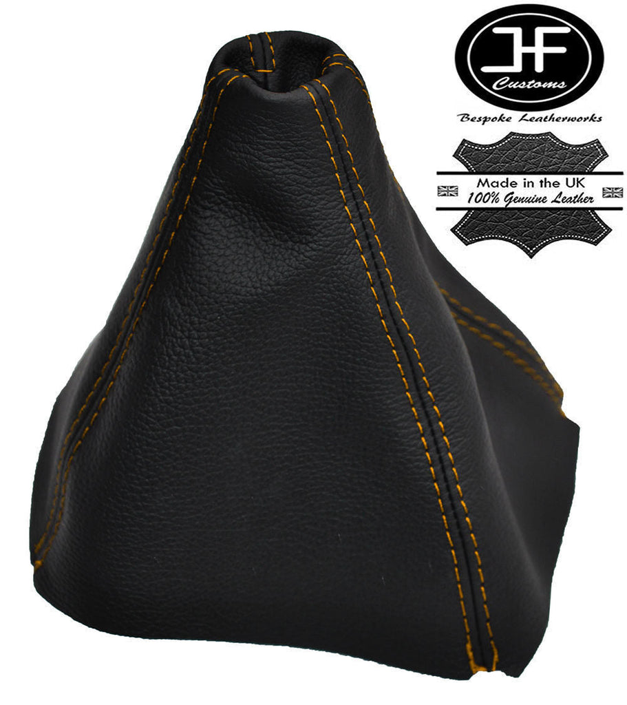 YELLOW STITCHING FOR HONDA CIVIC FK2 S TYPE S MK8 2006-2012 GEAR LEATHER GAITER