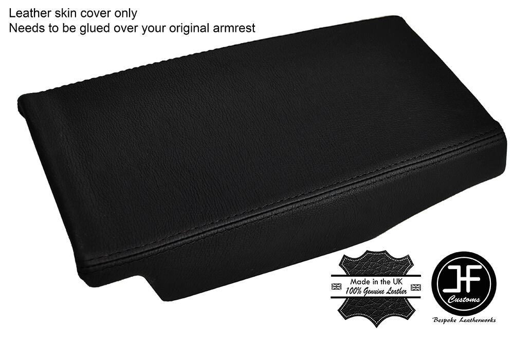 BLACK STITCH REAR CENTRE CONSOLE TRIM LEATHER COVER FITS MERCEDES SL R230 02-07