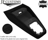 BLACK STITCH LEATHER CENTRE CONSOLE GEAR SURROUND TRIMN FITS KIA STONIC 17-21