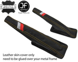 YELLOW STITCH LEATHER HANDBRAKE FOR AUDI COUPE GT B2 QUATTRO UR 85-1991 SPORT