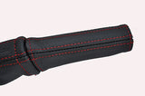 red stitch FITS FORD MONDEO MK1 MK2 93-00 LEATHER HANDBRAKE HANDLE COVER ONLY
